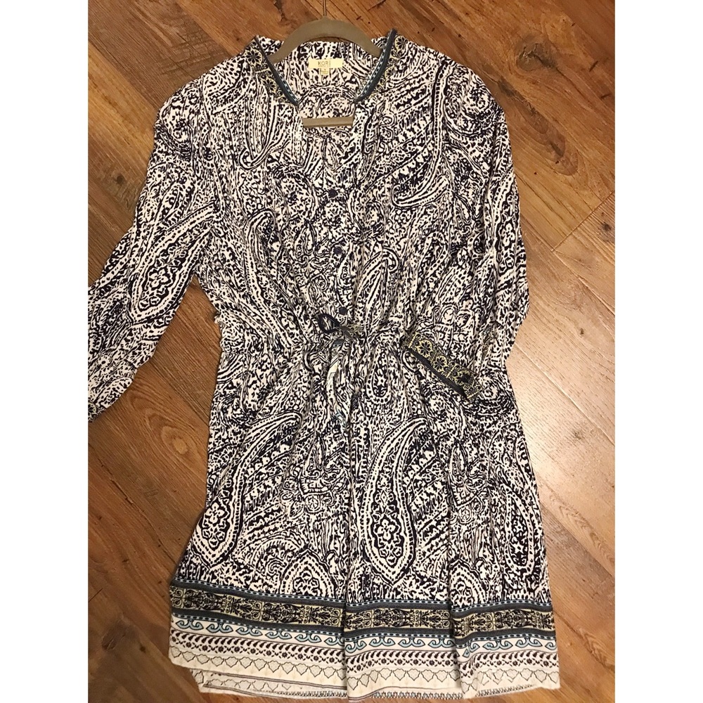 Summer Dress w/ Drawstring Waist